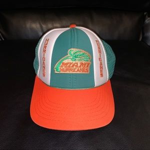 Vintage Miami hurricanes snapback